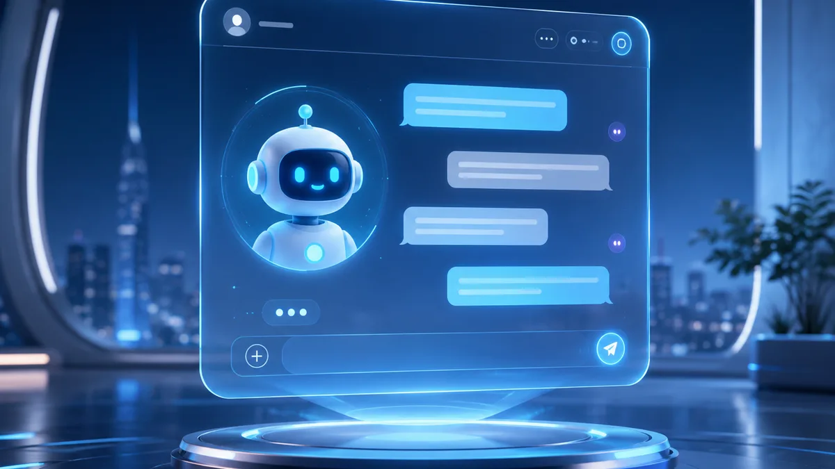 AI chatbot widget answering a customer on a Canadian small business website