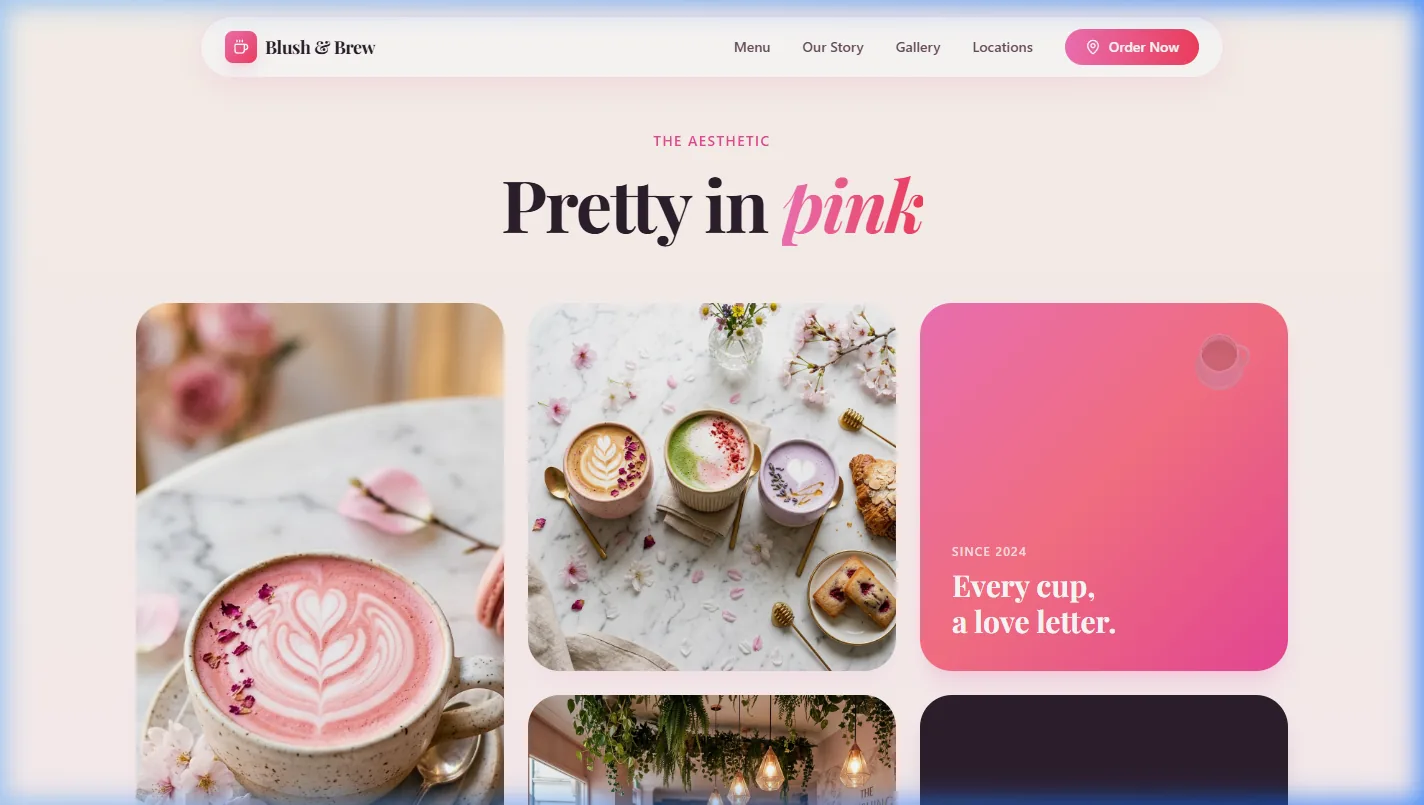BlushBrew gallery page