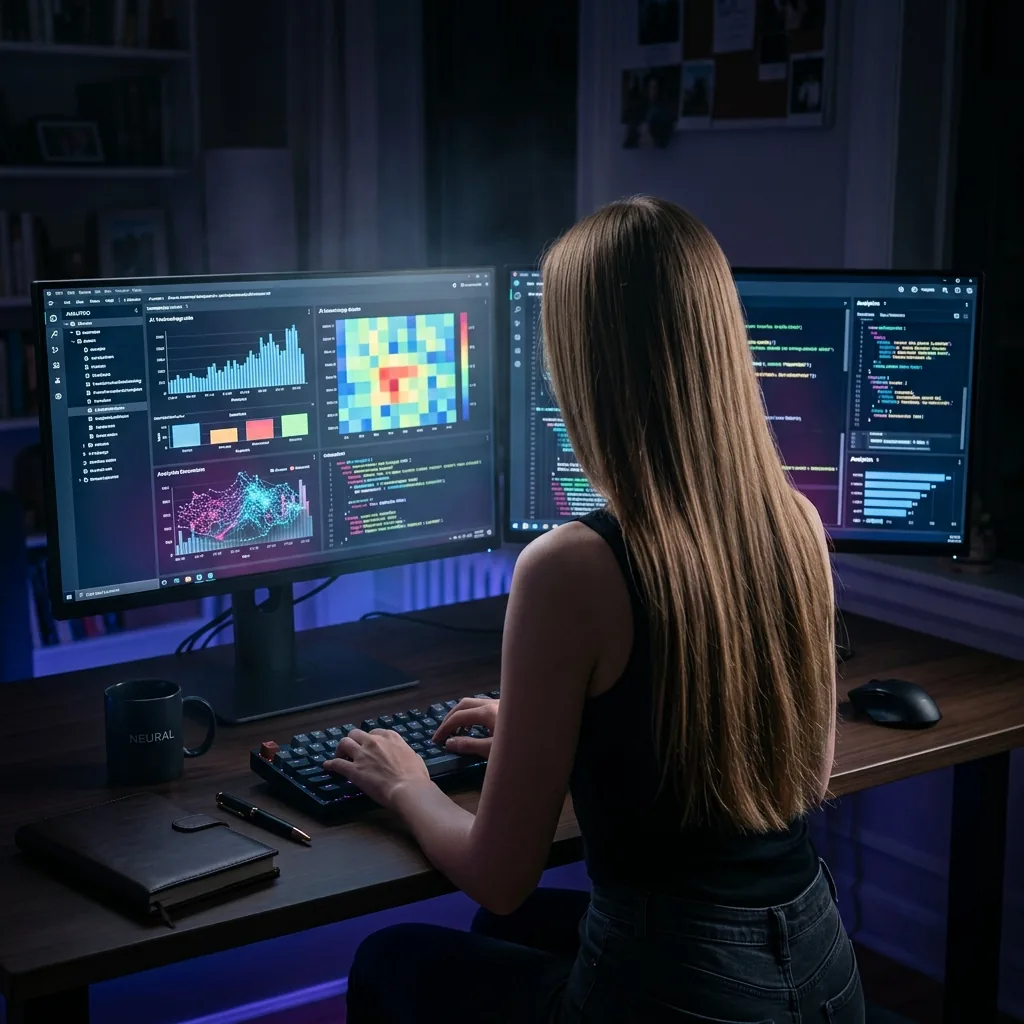 Daria Morrison working on AI Systems