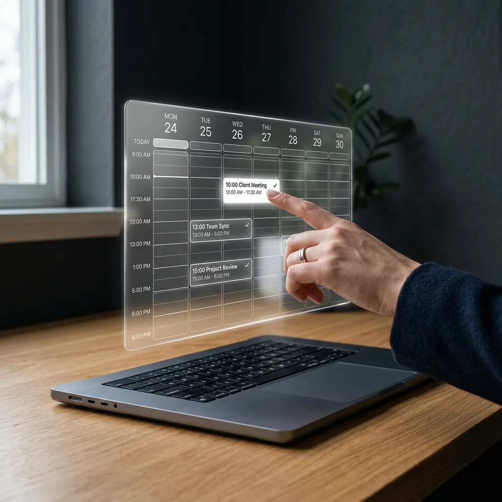Automated AI appointment booking on a calendar