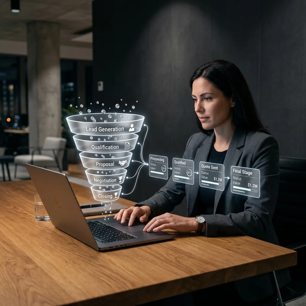 Automated lead capture and follow-up pipeline