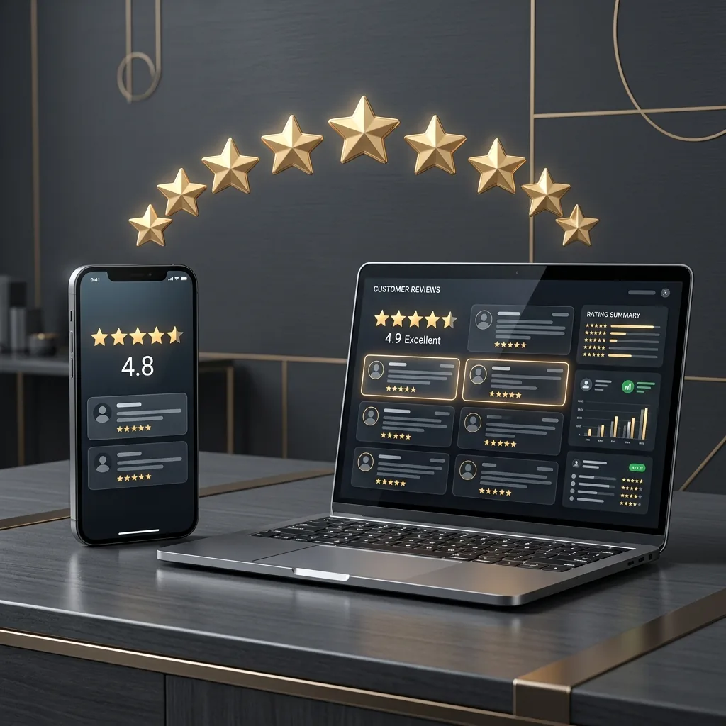 AI-powered review collection and reputation monitoring across platforms